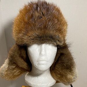 Muskrat Fur “Mad Trapper” Hat